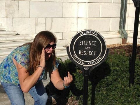 idiot woman at arlington national cemetery.jpg